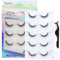 Lifuncren 5 Pairs Reusable Self Adhesive Eyelashes - No Glue or Eyeliner Required- 3D Pre Glued Eyelashes, Easy to Put On, Natural Look Waterproof False Eyelashes, Soft Fluffy Eye Lashes (FZ5-05)