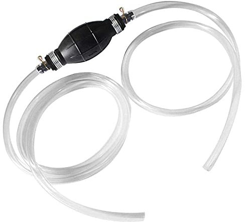 Pompa a mano, pompa a benzina, pompa di trasporto per acqua, pompa di trasporto per auto, manuale, universale, per benzina, olio, diesel, con tubo totale di 2 m