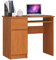 AKORD | Piksel Schreibtisch Klein mit Schubladen | Computertisch | Bürotisch mit Tastaturablage | Schublade und Fach mit Tür | Holz Deko | B90 x H77 x T50 cm 30 kg | Schrank Links | Erle