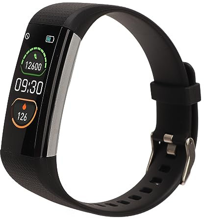Topiky 0,96 Zoll Smartwatch, Fitness Smartwatch, mit Körpertemperatur, Schlaf, Stress, Wassererinnerungen und Mehr, wasserdichte IP68 Uhr für Android, für IOS