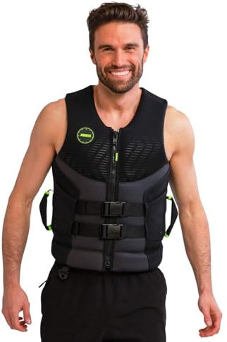 Premium Schwimmweste Neopren Herren Schwarz XS