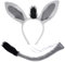 Yolyoo Esel Kostüm Set Tier Kostüm Stirnband Schwanz Tier Kostüm für Karneval Halloween Cosplay Party