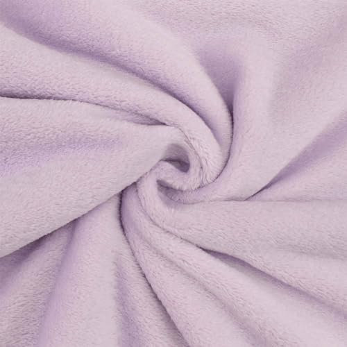 Wellness Fleece Stoff, kuschelig weicher Fleecestoff zum Nähen, flieder (Länge am Stück: ab 50cm / Breite: 150cm)
