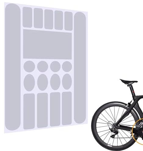 IATAHI Fahrrad Schutzfolie,Fahrradrahmenschutz,Fahrrad Rahmenschutz,Aufkleber Rahmen Schutz,Fahrrad Lack Schutz für Downhill, MTB, Mountainbike