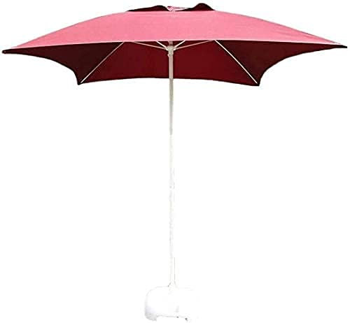 KOHARA Housewares Sonnenschirm-Gartenschirm, 6,56 Fuß, 2 m, Markt-/Garten-/Terrassenschirm, UV50+ Outdoor-Sonnenschirm für Balkon, Tisch, Terrasse oder Hof, quadratisch