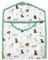 HANGING PEG BAG HANGER DOG STRONG CLOTHES LAUNDRY WASHING LINE PEGS HOLDER 35CM (Dog Cream)