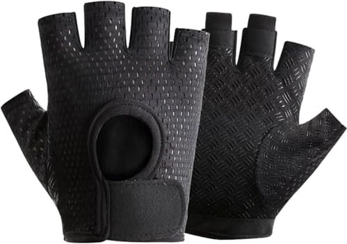 GLEEMEN Fitness Handschuhe, Atmungsaktive Trainingshandschuhe, Rutschfester Gym Gloves Gewichtheben Handschuhe, Sporthandschuhe für Damen Herren Crossfit Bodybuilding Radsport(M)
