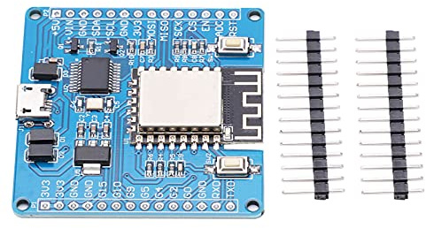NDNCZDHC ESP8266 Entwicklungsboard DC 5 V/3,3 V Spannungseingang PCB-Entwicklungsboard mit Pin-Header für Python-Sprache