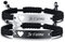 Bracelet de Couple Amoureux Personnalisé : Gravure Je t'aime, 2pcs Bracelets Réglable en Cordon Tressé pour Femmes Hommes, Cadeaux Romantiques Bracelets d'Amitié, Saint Valentin Mariage Bracelets