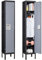 Spind Metallschrank Schließfachschrank Mehrzweckschrank Stahlschrank Umkleideschrank Lockers Fächerschrank Wertfachschrank Lagerschrank Garderobenschrank Stahlblech Pulverbeschichtung 168x31x31cm