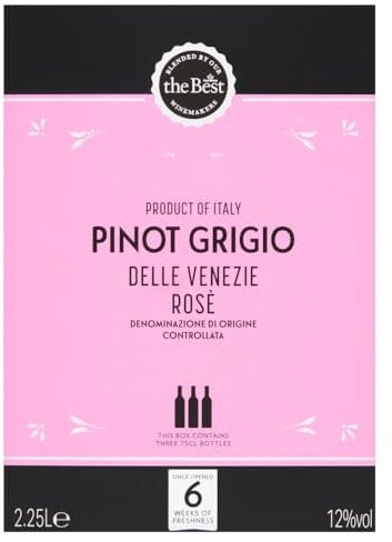 Morrisons The Best Pinot Grigio Rose Delle Venezie, 2.25L