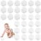 GXGM 30 Stück Rasseldosen, Rassel Zum Einnähen, Rasseln Zum Einnähen,Kuscheltiere Quietscher,Quietscherm Rasselbällen,Baby Rasselkugeln Zum Einnähen,Für Hund Haustier Baby Spielzeug(2Form)