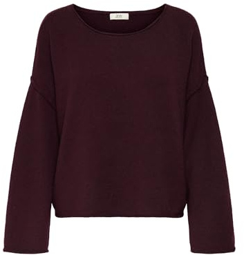 JDY Damen Jdyrue Life L/S Boat Neck Pull KNT Noos