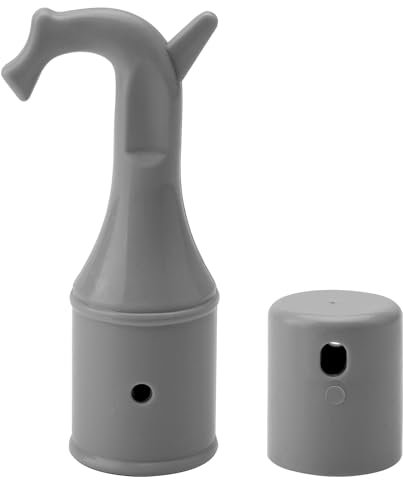 APOMOONS 2 pezzi ganci per soppalco, ganci per finestre da tetto con base antiscivolo, ricambi per scala da soppalco per asta apri finestra, ganci a strappo grigi per scale da soppalco (25 MM)