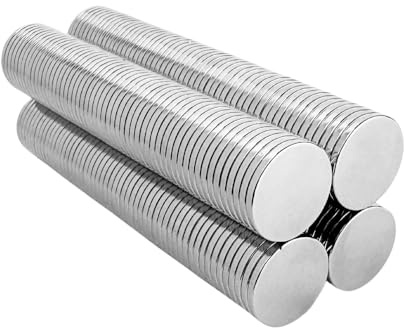 Strong Magnets Neodym Magnet - Rund 20 x 2 mm - 3 Stück - Extra stark, hält bis 2,6kg - Für Magnettafel, Kühlschrank, Whiteboard, Pinnwand, Büro