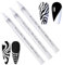 3 PCS White Nail Art Pens,Quick Dry Fine Tips Nail Art Pens for DIY Nail Decoration,White Fine Point Nail Polish Pen,Nail Varnish Pens,Nail Whitening Pencil for Real Under Nails for Women Girls