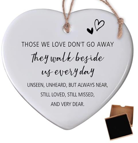Grief Gift, Sympathy Gift, Keepsake Gift, Heart Shaped Acrylic Plaque, Funeral Decoration, Memorial Funeral Decorations, Sorry for Your Loss Gifts