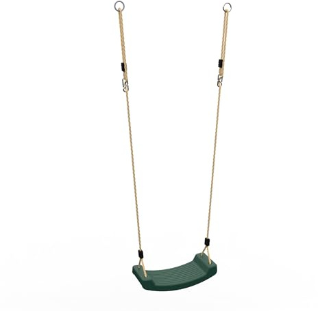 Plum Play Large Swing Seat Accessory with O Ring Connection - Max user 50kg - Minimum User 3 Years (Forest Green)
