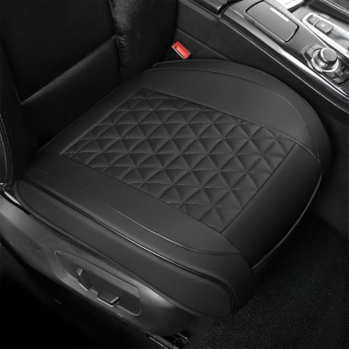 Fundas Asientos Coche, Universal Funda Asiento Coche, Black Funda para Asiento Trasero de Coche de Piel Sintética, Impermeables Transpirabilidad Juegos de Cubreasientos Interior Accesorios