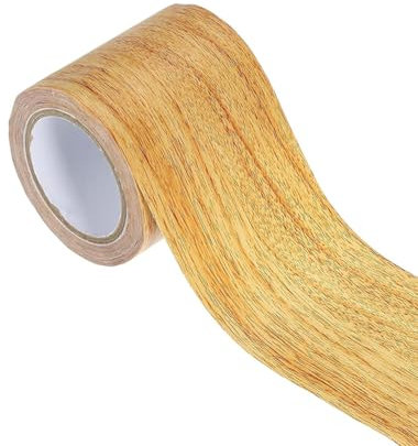 Woodgrain Duct Tape, Self Adhesive Wood Effect Repair Tape Waterproof Duct Tape for Repairing Scratched Tables Chairs Floors Cabinets Furniture 2.2 inch x 15 ft