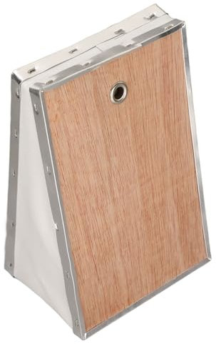 Ahumador de abejas portátil de 19 x 12 cm para apicultura, ahumador de colmena de PVC, cuero y madera contrachapada, suministros de apicultura resistentes, repuesto de combustible para d