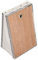 Ahumador de abejas portátil de 19 x 12 cm para apicultura, ahumador de colmena de PVC, cuero y madera contrachapada, suministros de apicultura resistentes, repuesto de combustible para d