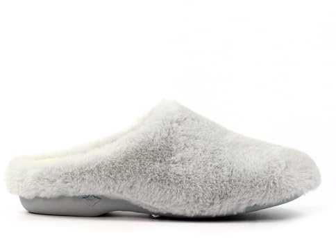 Ladies Blair Grey Mule Slipper