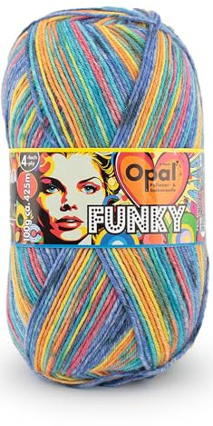 OPAL 4-fach 100g Funky 11580 - tanzende Märchenschuhe