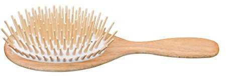 Lockenbürste ! Holz Haarbürste,mit extra langen geraden Ahorn-Holzstiften, speziell für langes und sehr langes Haar !