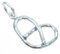 Brezel Sterling Silber Charm .925 x 1 Brezeln Essen Snack Snacks Charms
