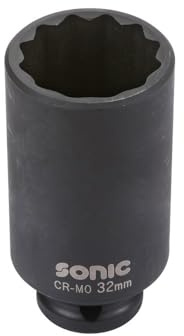 SONIC 34517 Kraft-Stecknuss, 3/4 Zoll, 17 mm