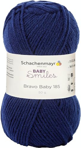 Schachenmayr Baby Smiles Bravo Baby 185 9801212-01050 marine Handstrickgarn, Häkelgarn, Babygarn