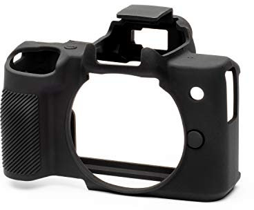 easyCover - Silikon Kameratasche - Schutz für Ihre Kamera - Canon M50/M50 Mark II - Schwarz