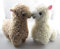 EPRHY Niedliches Alpaka-Plüschtier, 2 Stück, Kamelcreme, Stofftiere, Kinderpuppe