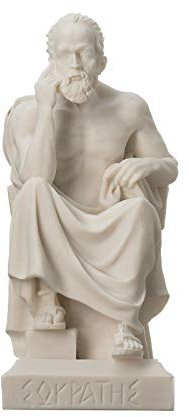 Sokrates antiken griechischen Philosophen Skulptur Statue 470-399 v. 17 cm