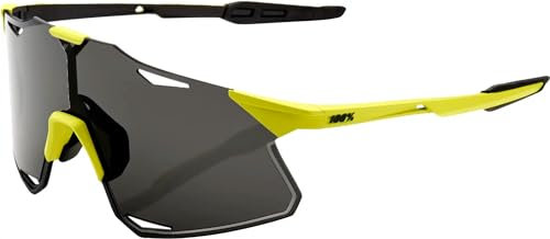 Sconosciuto 100% Hypercraft Herren-Sonnenbrille, Matt Banana-Smoke Lens, universal, schwarz, einheitsgröße