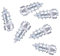 MAGT Reifen Spikes, 100 Stück 15mm/0.59 Anti Rutsch Rad Reifen Schrauben Auto Reifen Bolzen Reifen Schnee Spikes für Auto SUV ATV