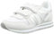 Gola Daytona Mirror Velcro Sneaker, White/Silver, 28 EU