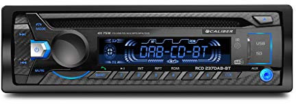 Autoradio mit Bluetooth und DAB+ - CD/DVD/USB/SD - RGB-LEDs - Schwarz