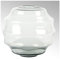 Lambert - Vase, Blumenvase - Kokon - Glas - Farbe: Stone - (ØxH) 28 x 26 cm