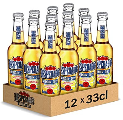 Desperados Virgin - Bière aromatisée sans alcool 0.0° - bouteilles 12x33cl