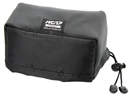 NC-17 Connect Schutzhülle für E-Bike Display | Display Cover 2.0 | wasserfest | Bosch Nyon, Intuvia, Yamaha, Brose, Shimano usw. | Nylon und Neopren | Schwarz | One Size