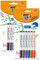 BIC Kids Mini Velleda Whiteboard Marker Feine Kugelschreiber, in 6 Farben, 2x 6er Pack