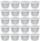 (Pack of 30) Large Clear Round Plastic Food Storage Containers With Airtight Lids Meal Prep Takeaway Storage Containers BPA Free Kitchen Storage Container Microwave & Freezer Safe (4L Litre)