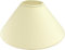 Lampenschirm *rund* für Tischlampen, Chintz creme, Du=40 /Do=11/H=23cm Befestigung unten E27, flache Dachform