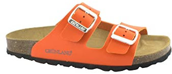 Grunland Sara CB4018 Arancio Ciabatte Donna Anatomiche Fibbie 36