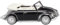 Wiking 0794 06 H0 PKW Modell Volkswagen Käfer 1200 Cabrio, schwarz