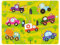 Puzzle Holz Fahrzeuge Steckpuzzle Auto - Holzpuzzle Holz Puzzle Holzspielzeug ab 1 Jahr 2 3 Jahre (Fahrzeuge)