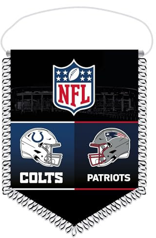 NFL Frankfurt Game 21x28cm Wimpel - Colts vs. Patriots