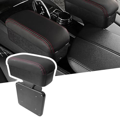 SHAOHAO accoudoir voiture universel Boîte d'accoudoir Universelle accoudoir voiture Support de coude, Hauteur Confortable Console Centrale réglable et Confortable accoudoir clio 5 accoudoir voiture